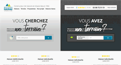 Desktop Screenshot of maisons-hanau.fr